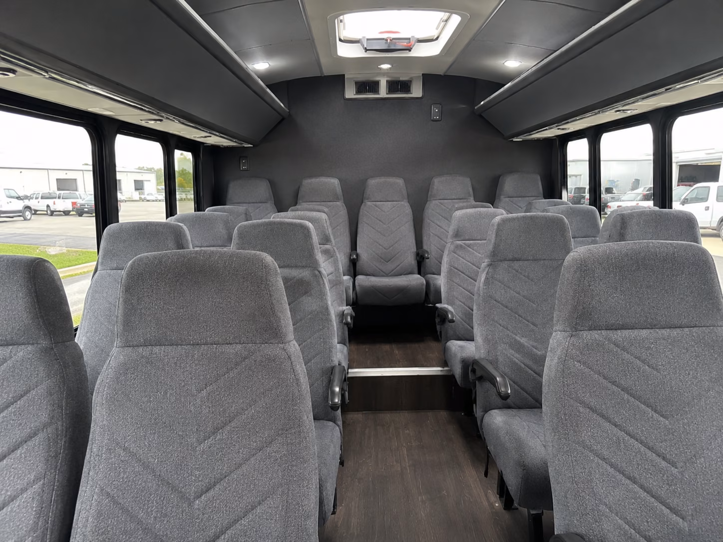 provo 18 passenger minibus inside