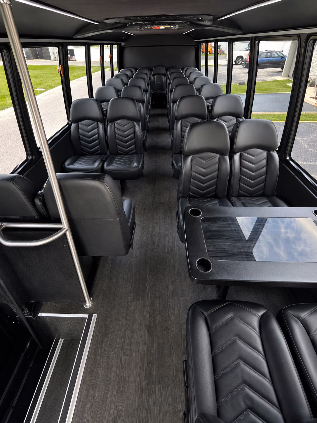 provo 18 passenger minibus interior