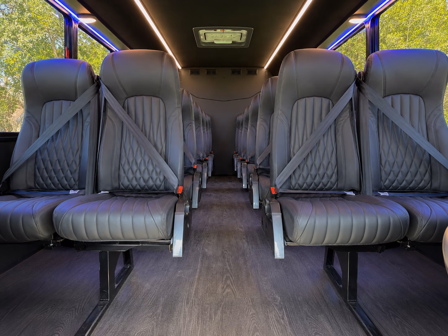 provo 20 passenger minibus interior