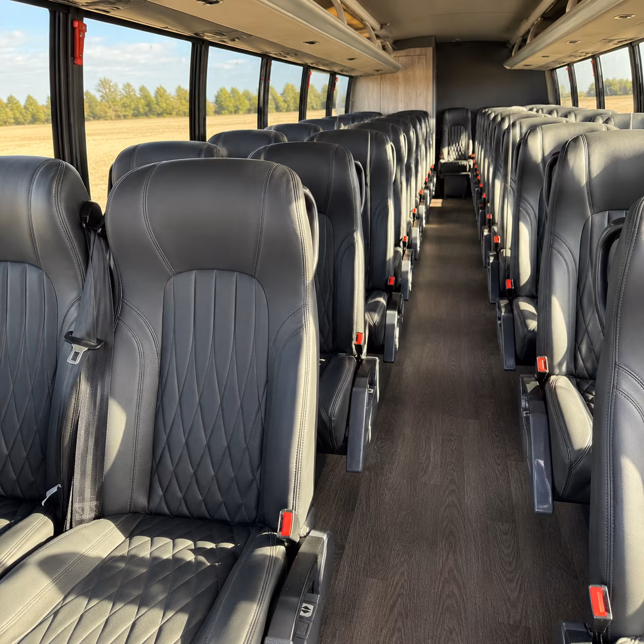 provo 25 passenger minibus inside