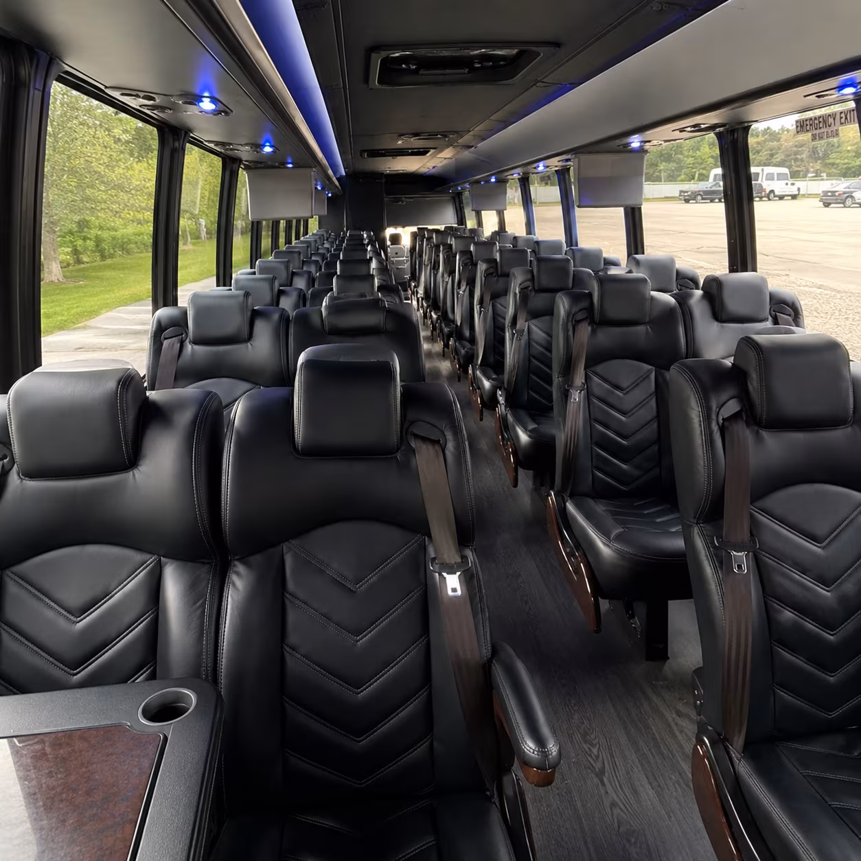 provo 28 passenger minibus interior