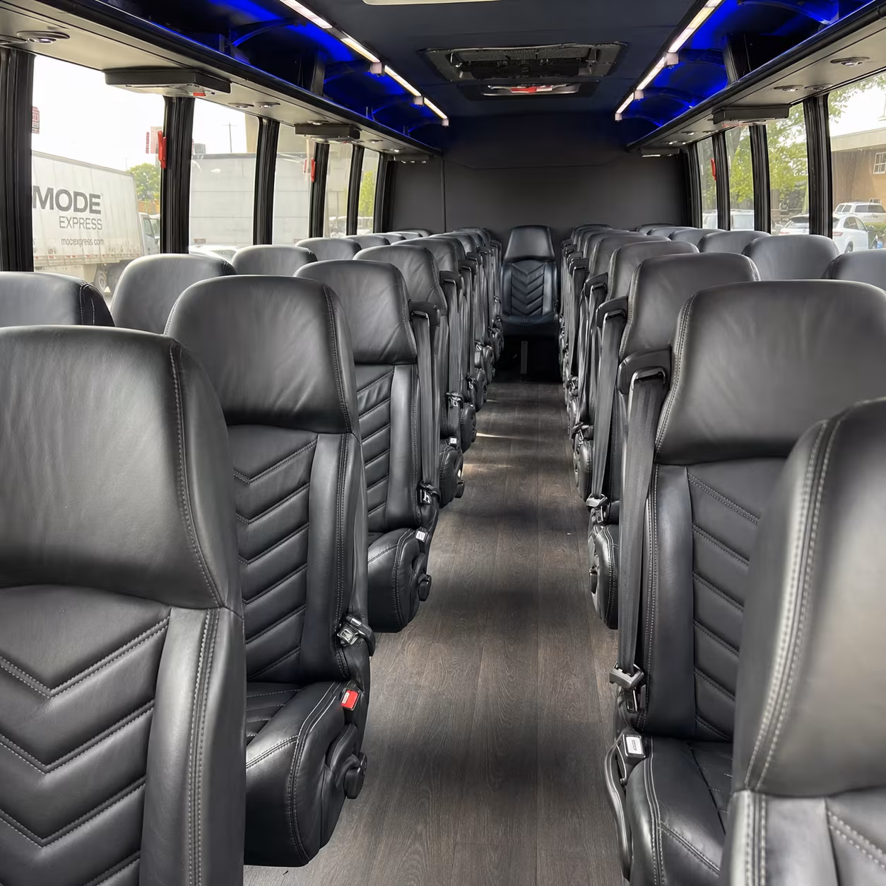 provo 30 passenger minibus interior