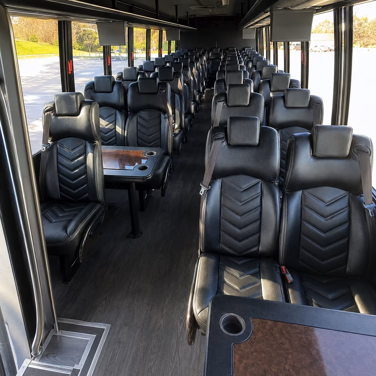 provo 35 passenger minibus inside