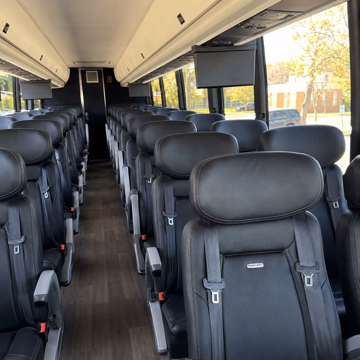 provo 45 passenger charter bus inside