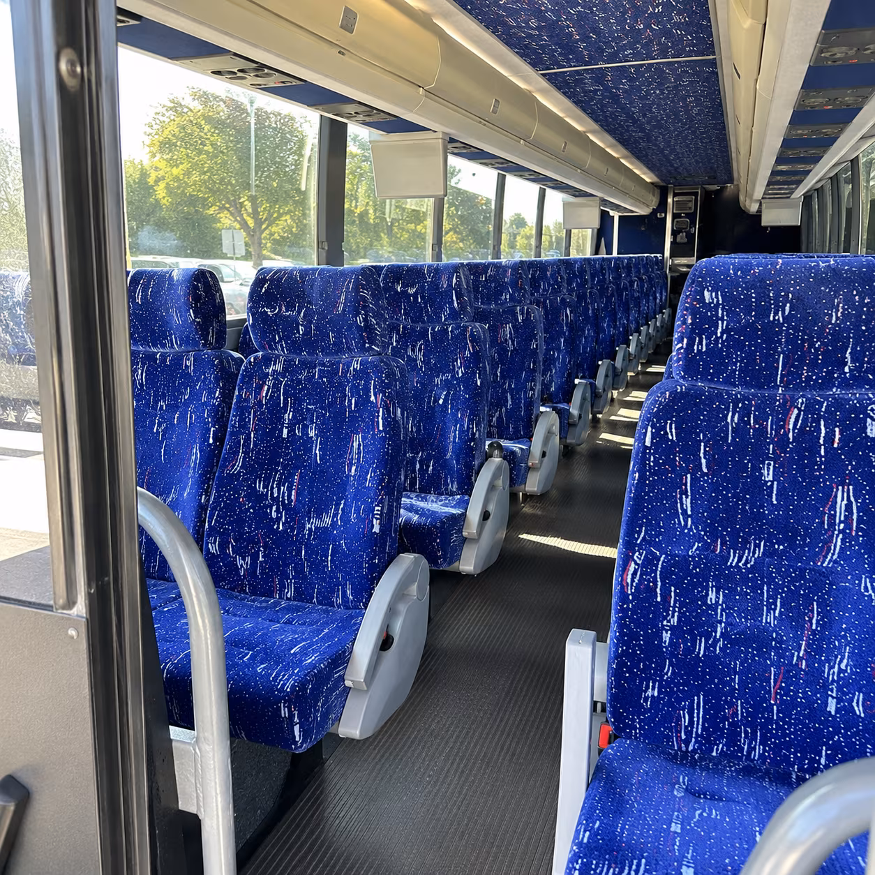 provo 50 passenger charter bus inside
