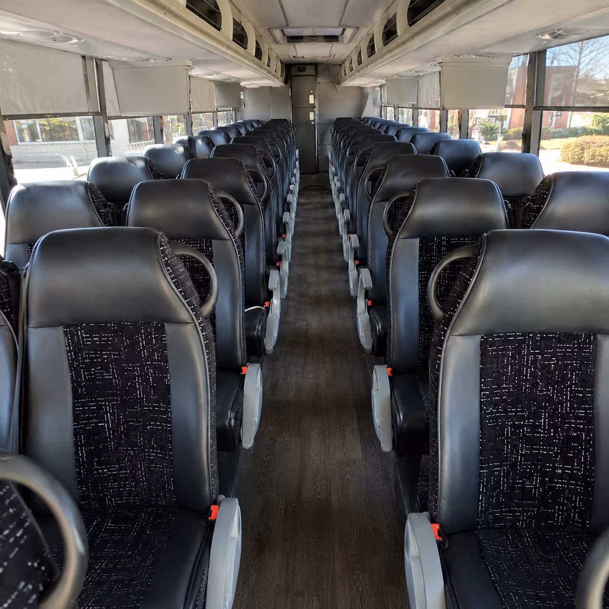 provo 54 passenger charter bus inside