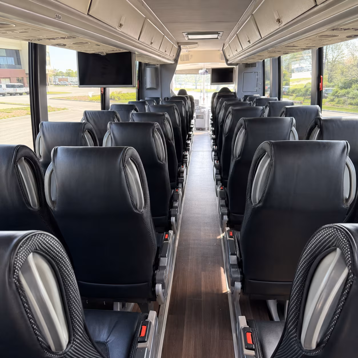provo 56 passenger charter bus inside