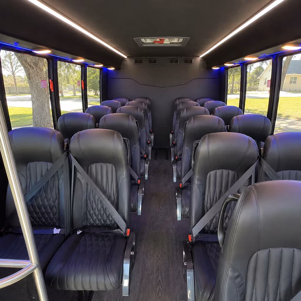 provo prom transportation onboard seating