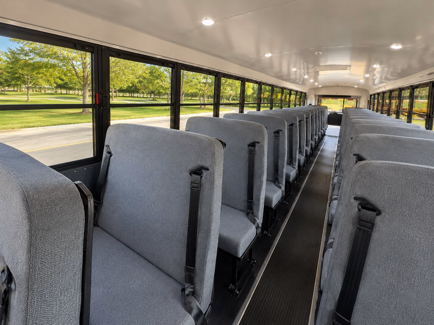 provo school bus inside