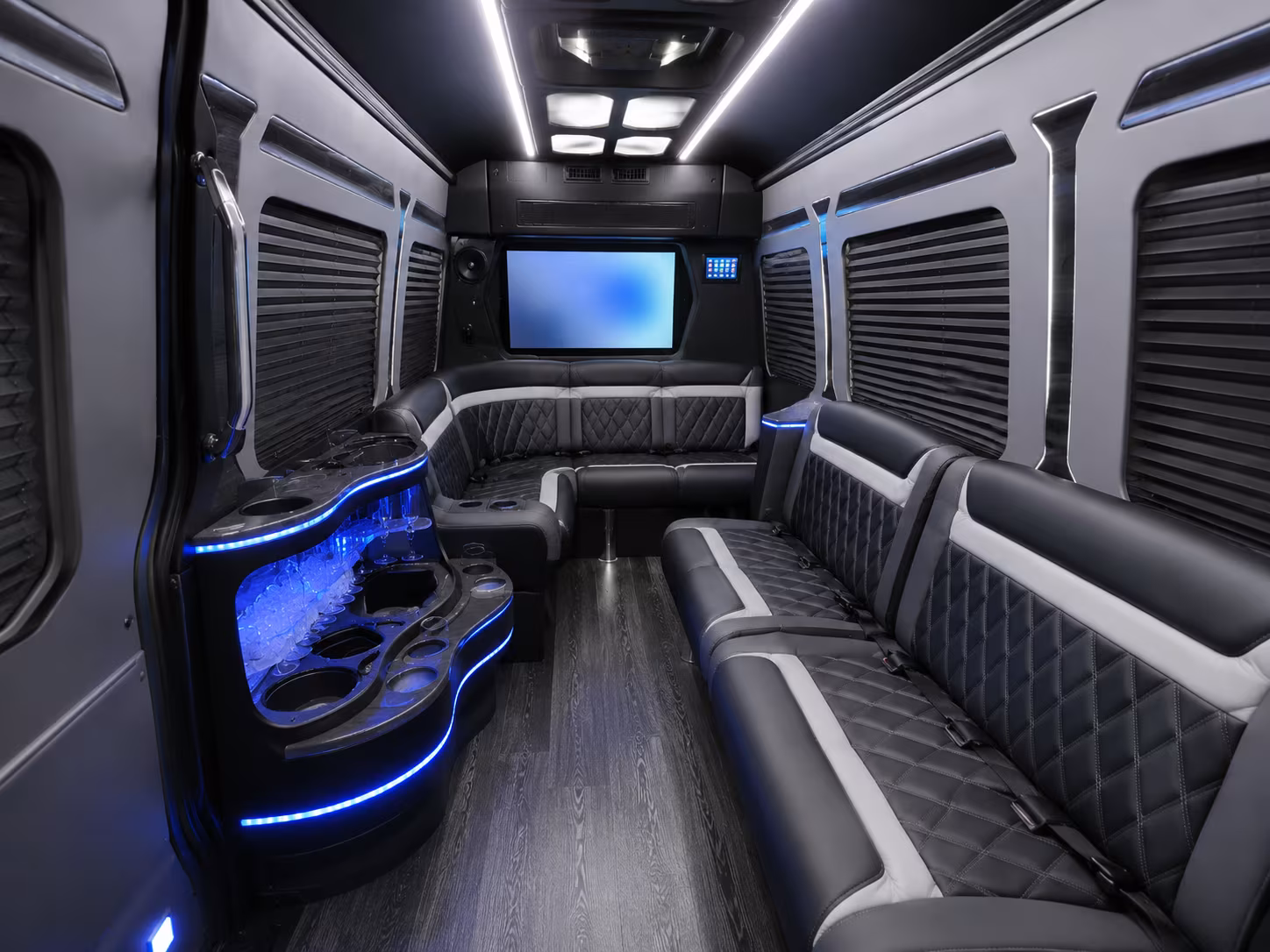 provo wedding transportation onboard seating